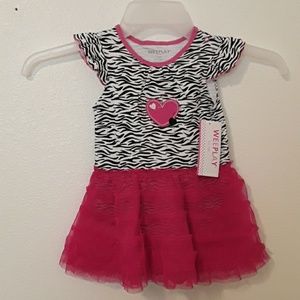 Weeplay Girls 24 Mo. Bodysuit w/Attached Tulle Skt